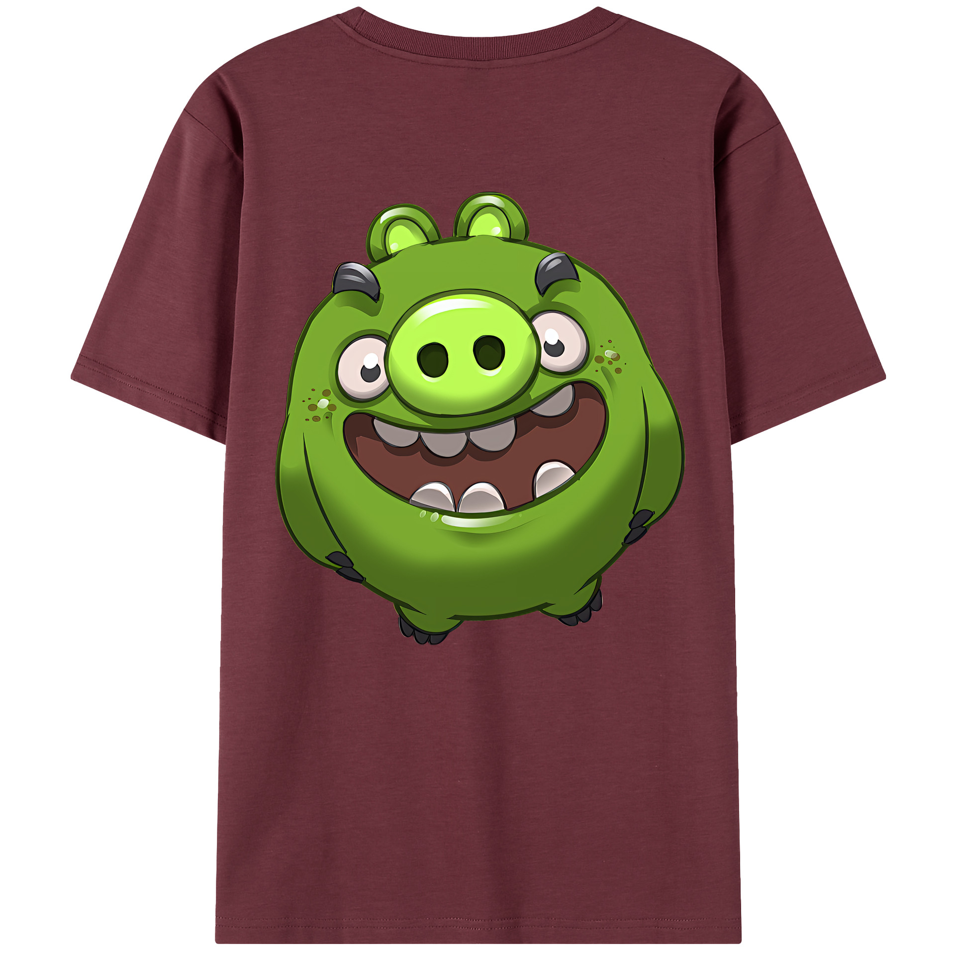 （画像用） Angry Birds アングリーバード 綿100％半袖Tシャツ（背面プリント）